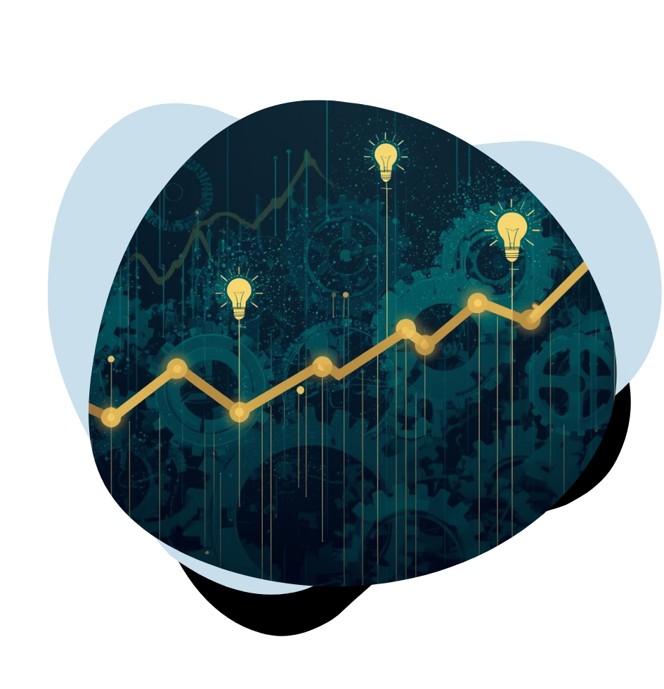 scaling graph for growing in business and finance